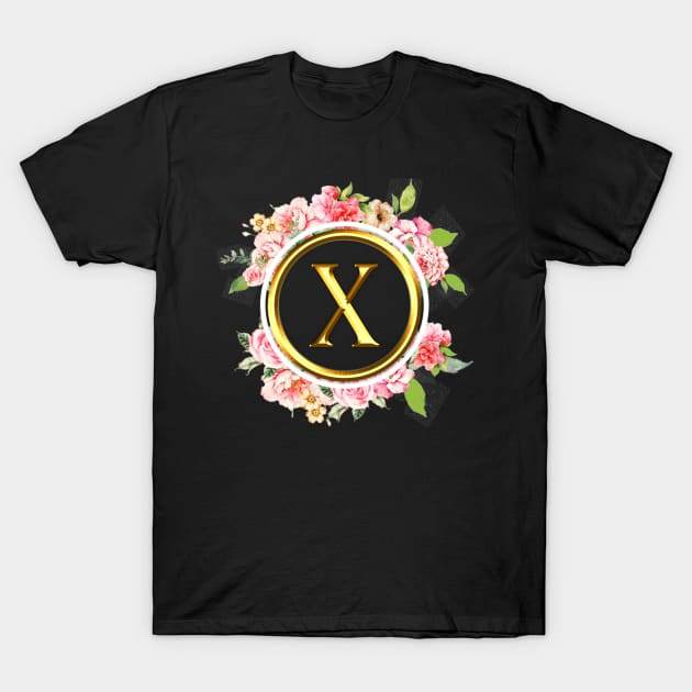 Letter X Shirt Alphabet Letter X Different Colors T-Shirt by EmmaShirt